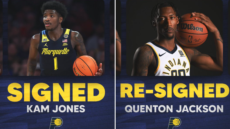 米乐m6yy易游-步行者官宣签约38号秀卡姆·琼斯，并与昆顿·杰克逊续签双向合同